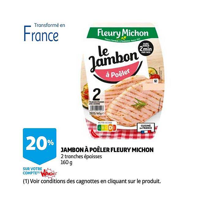Jambon à Poêler Fleury Michon