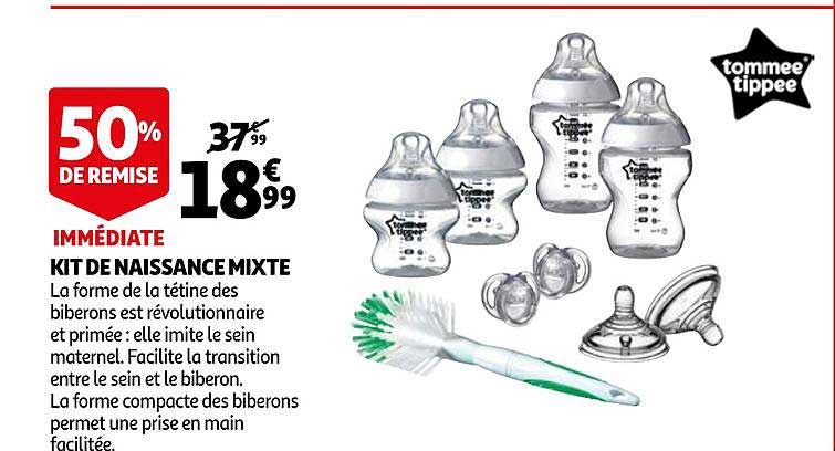 kit de naissance mixte tommee tippee