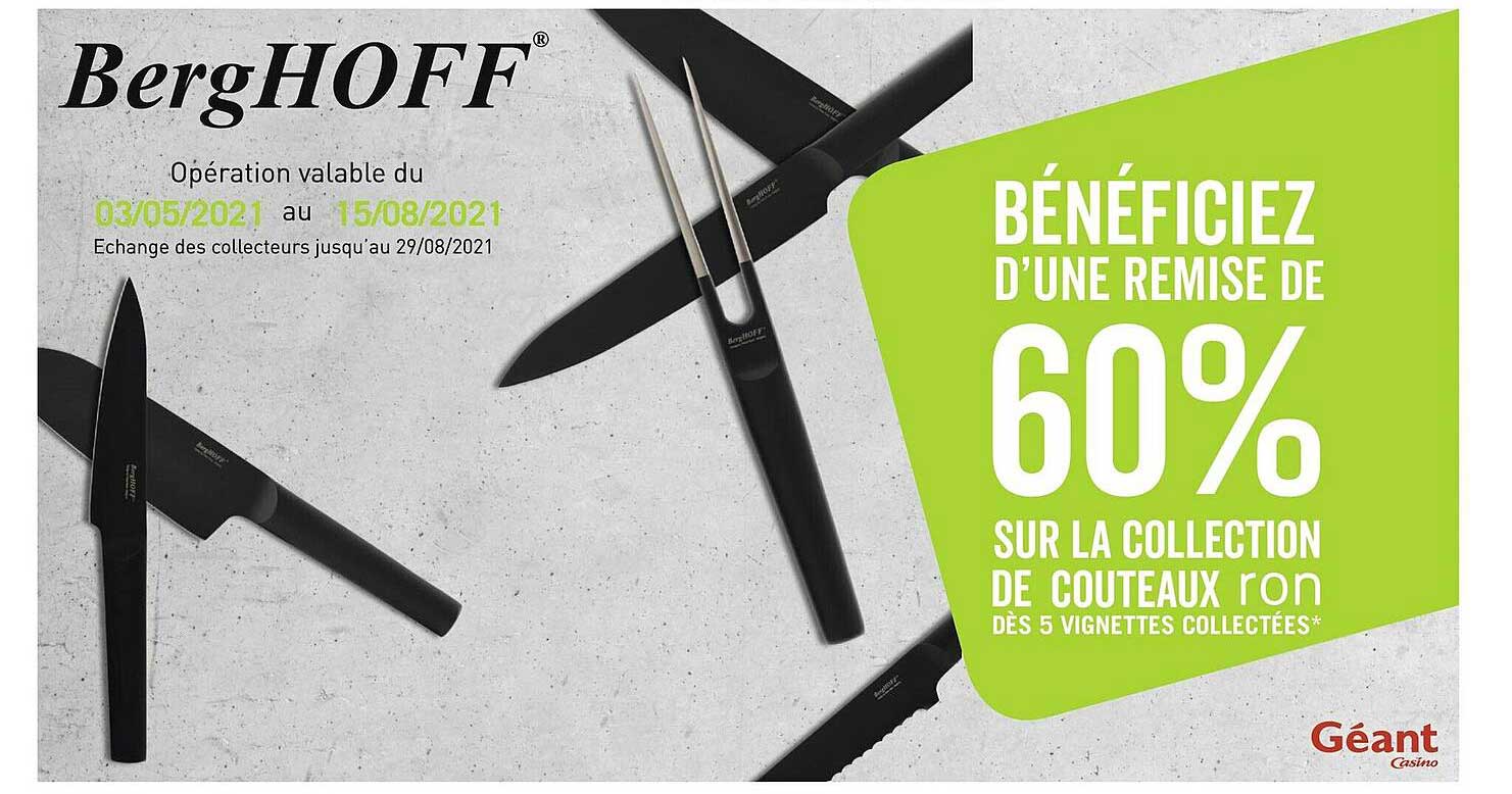 la collection de couteaux ron berg hoff