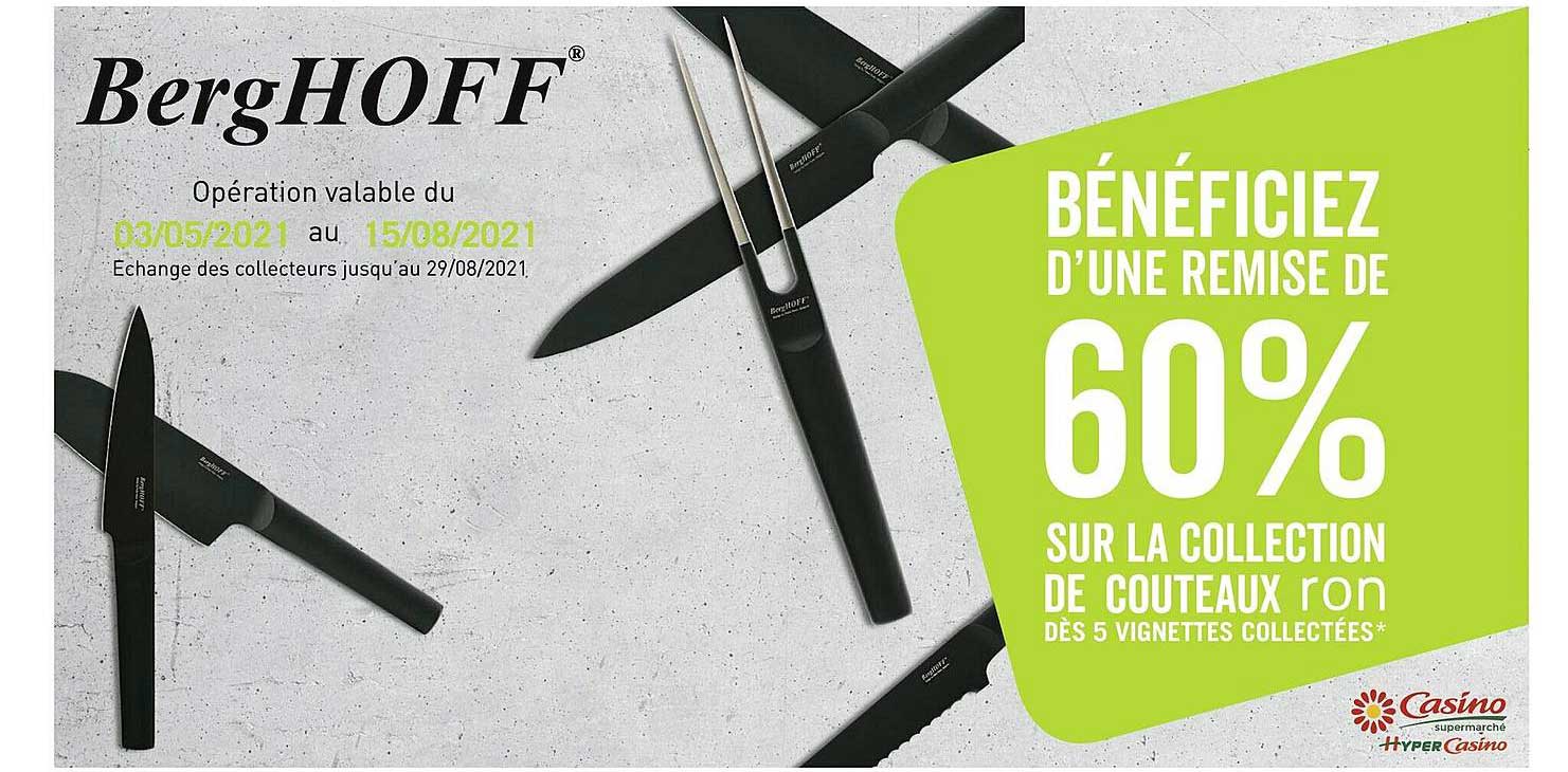 la collection de couteaux ron berg hoff