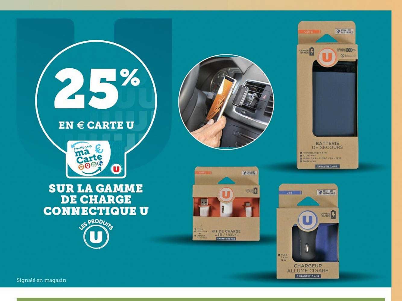 la gamme de charge connectique u