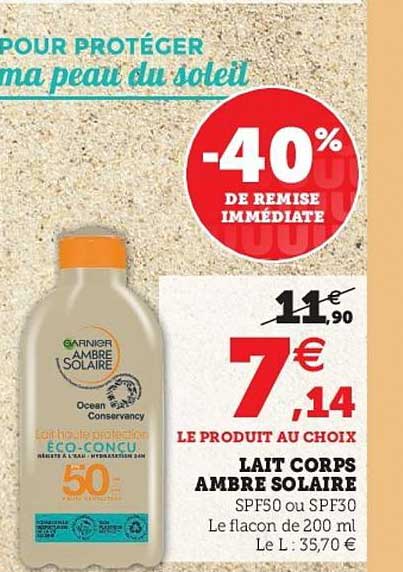 Lait Corps Ambre Solaire