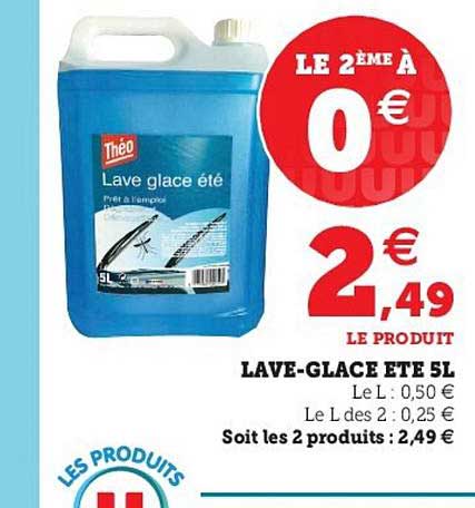 lave-glace été 5l