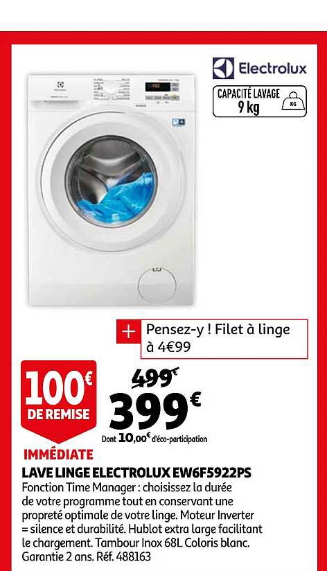 lave linge électrolux ew6f5922ps