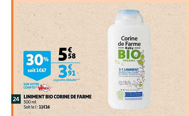 liniment bio corine de farme
