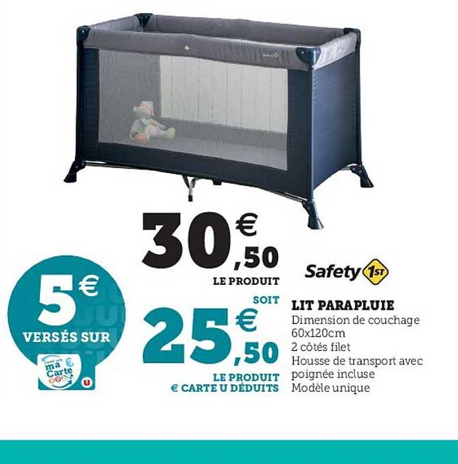 lit parapluie safety 1st