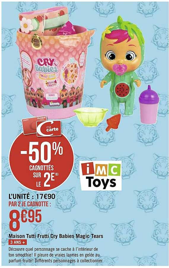 maison tutti frutti gry babies magic tears