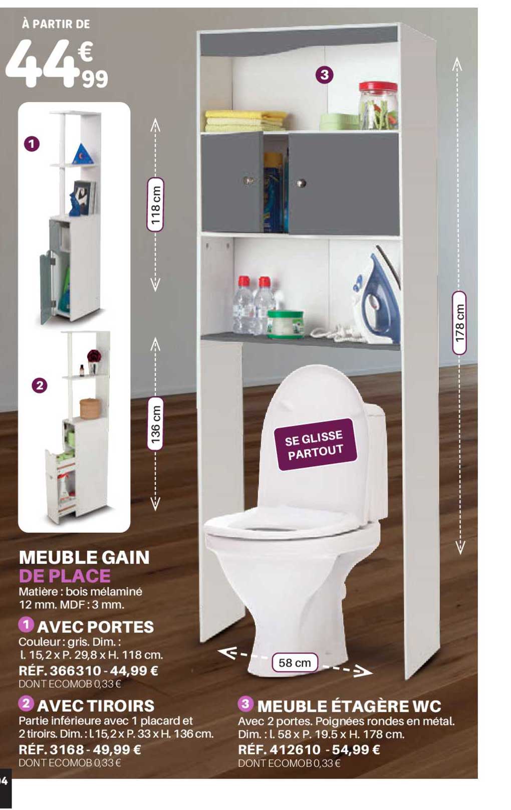 meuble gain de place