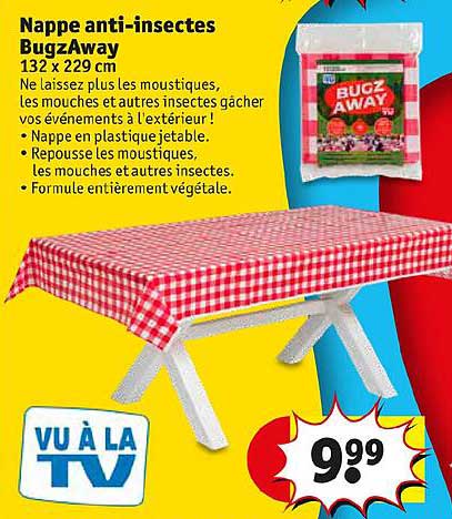 nappe anti-insectes bugzaway