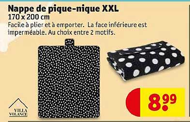 nappe de pique-nique xxl
