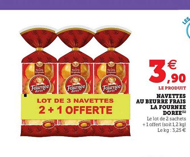 navettes au beurre frais la fournée dorée