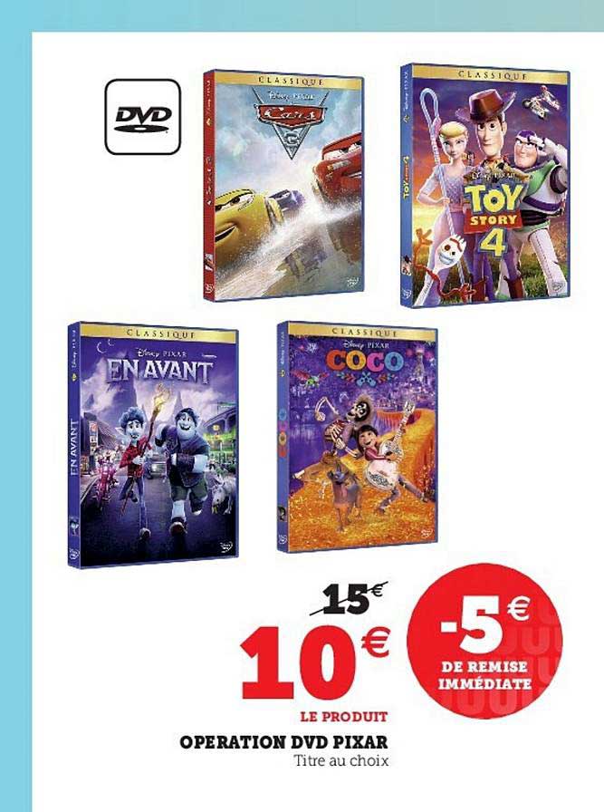 opération dvd pixar