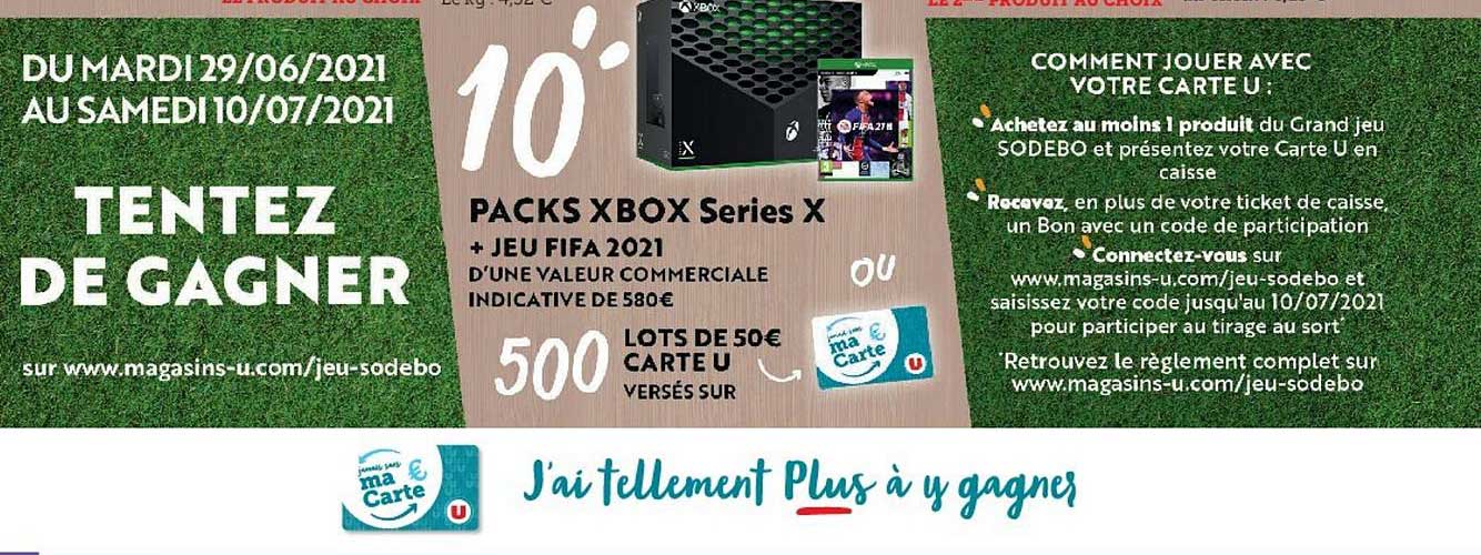 packs xbox series x + jeu fifa 2021