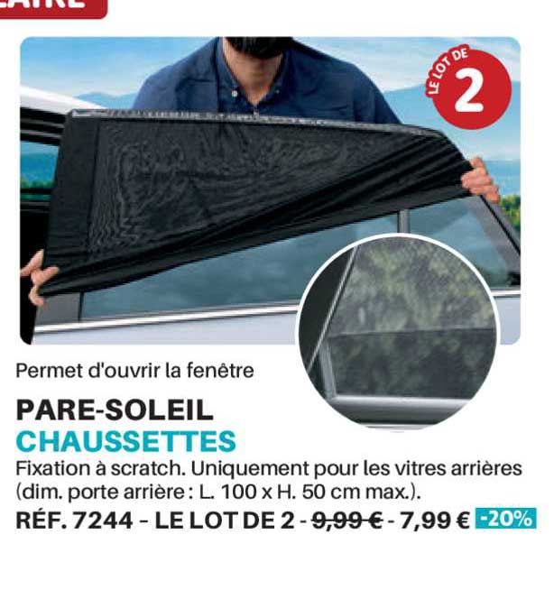 pare-soleil chaussettes