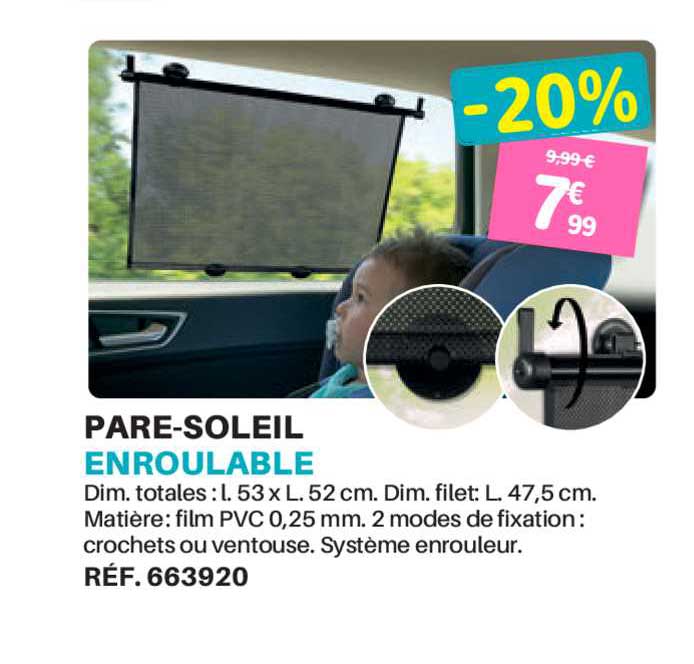 pare-soleil enroulable