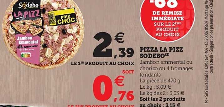 Pizza La Pizz Sodebo