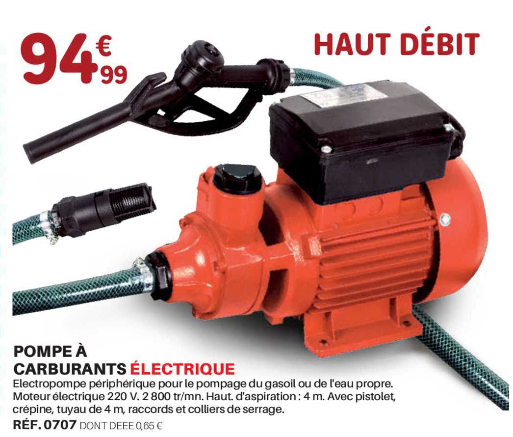 pompe à carburants électrique