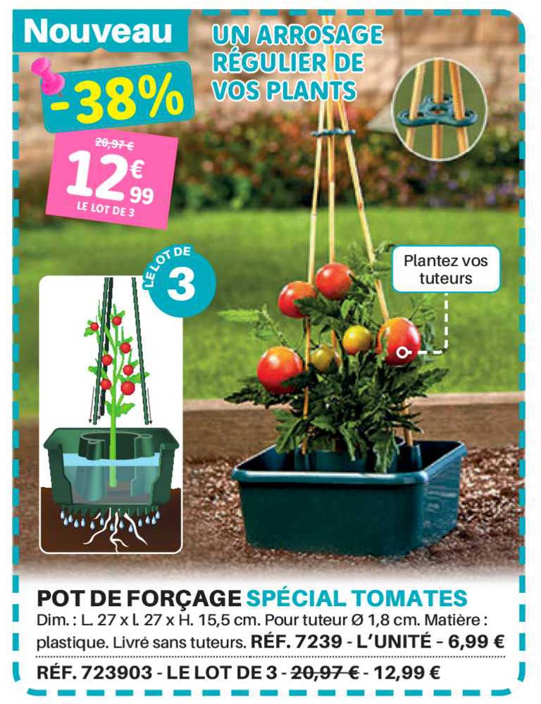 pot de forçage spécial tomates