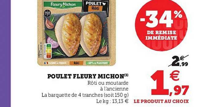Poulet Fleury Michon