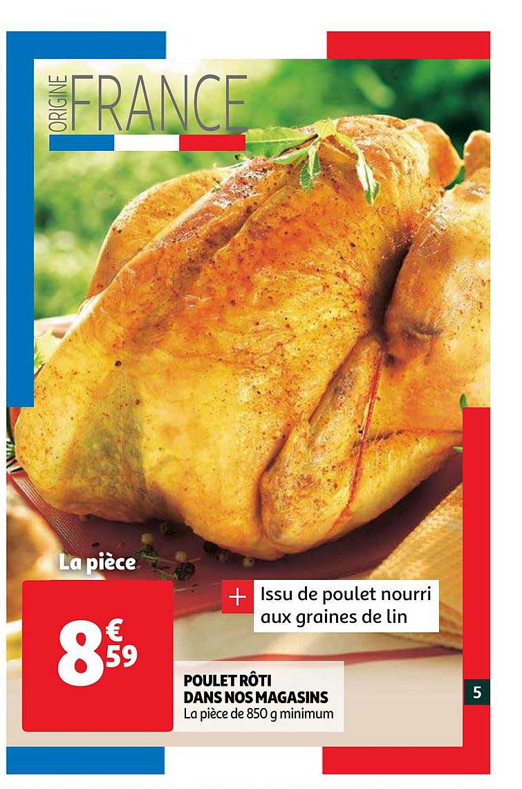poulet rôti dans nos magasins