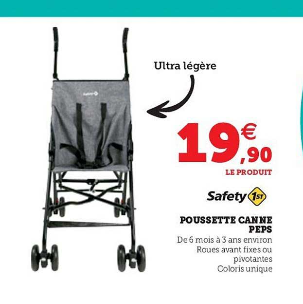 poussette canne peps safety 1st
