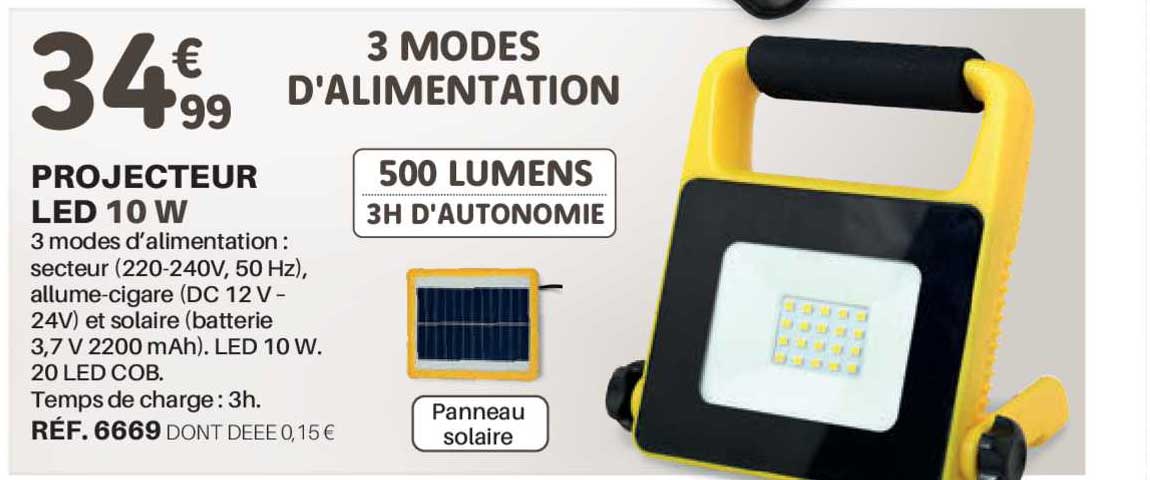 projecteur led 10w