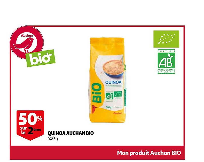Quinoa Auchan Bio