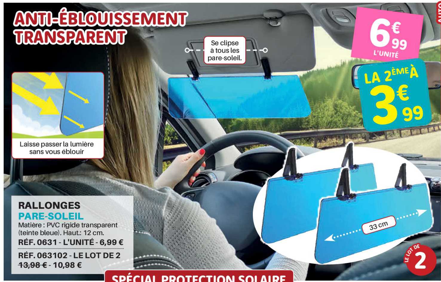Rallonges Pare-soleil