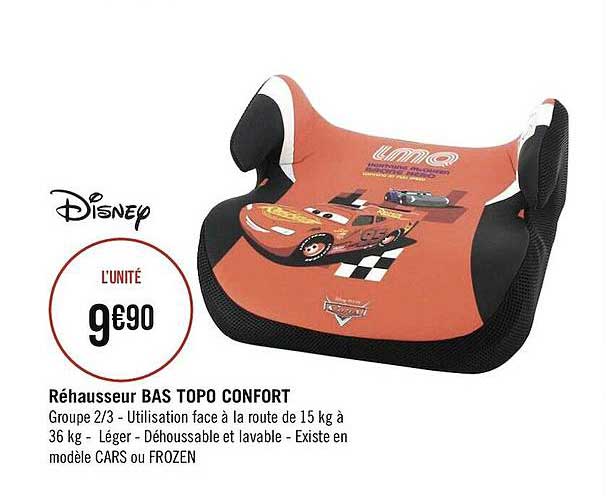 réhausseur bas topo confort disney