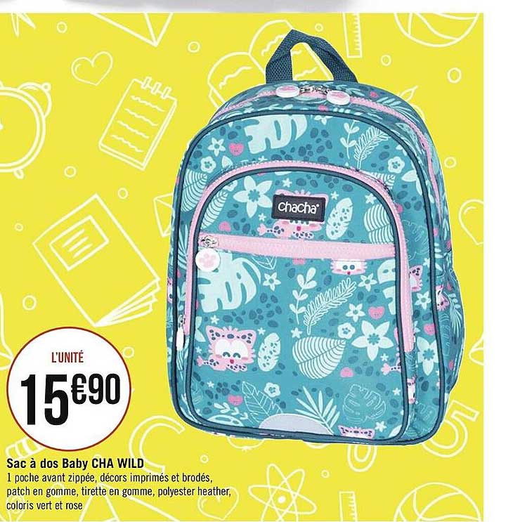 sac à dos baby cha wild