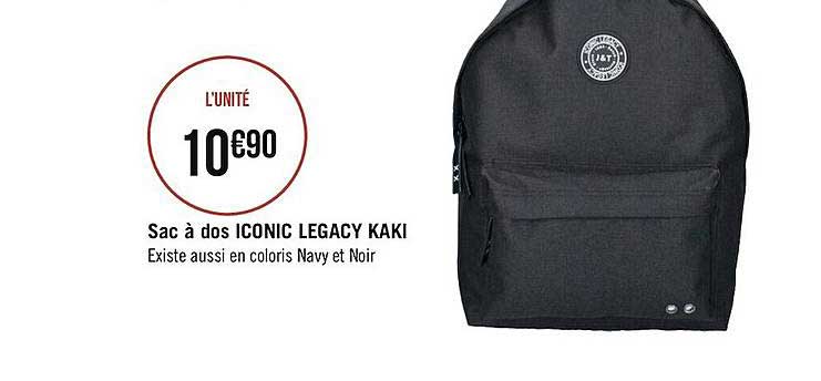 sac à dos iconic legacy kaki