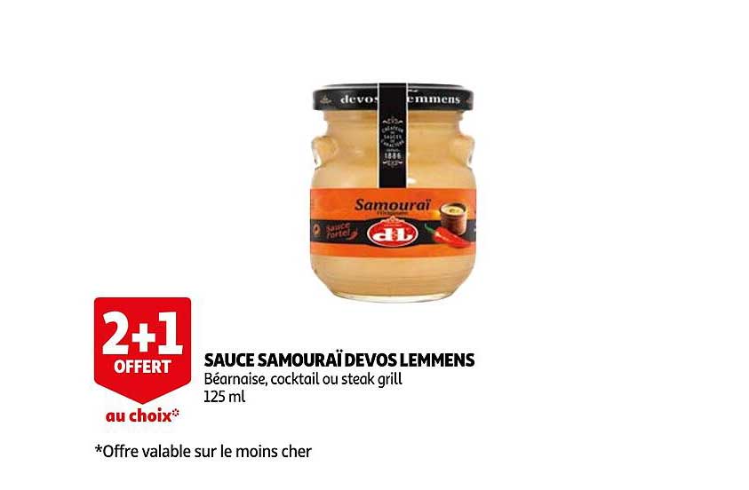 sauce samouraï devos lemmens