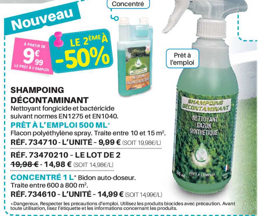 shampoing décontaminant le 2ème à -50%