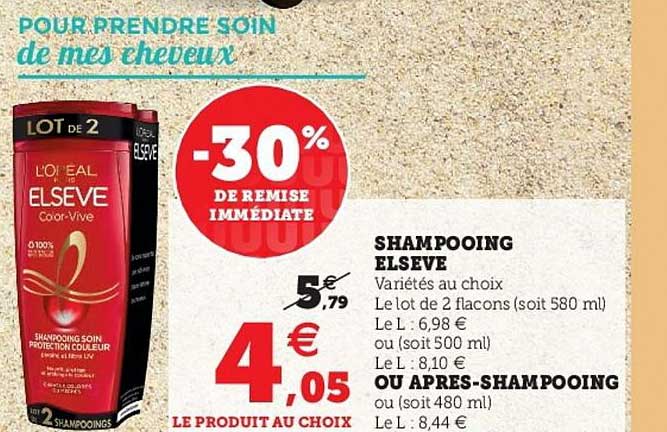 shampooing elsève ou après-shampooing