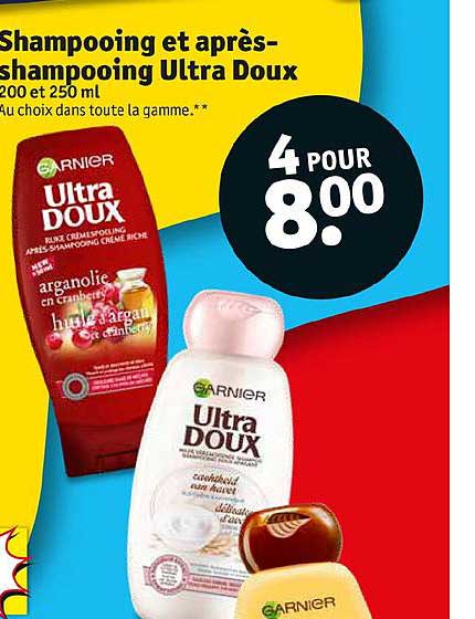 shampooing et après-shampooing ultra doux