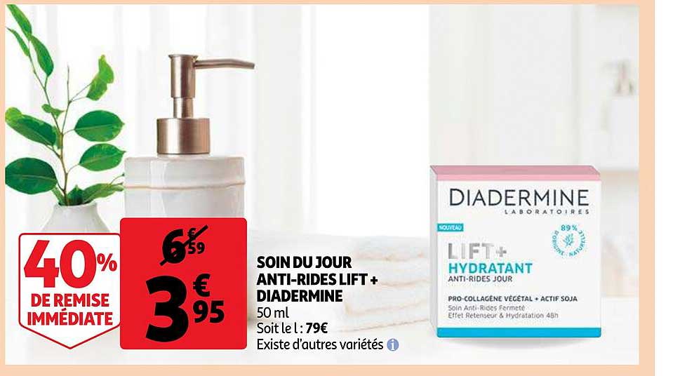 soin du jour anti-rides lift+ diadermine