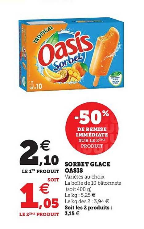 Sorbet Glacé Oasis
