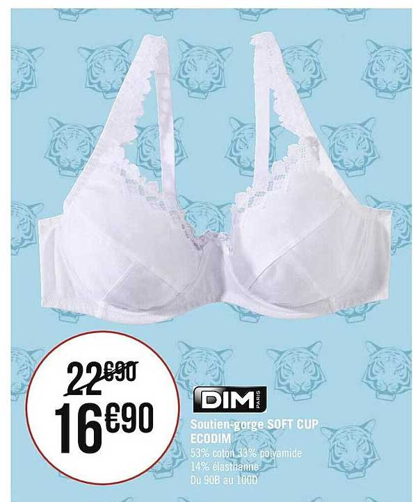 soutien-gorge soft cup écodim dim