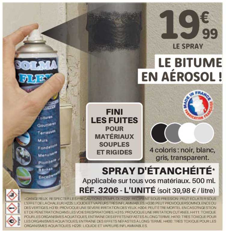 spray d'étanchéité