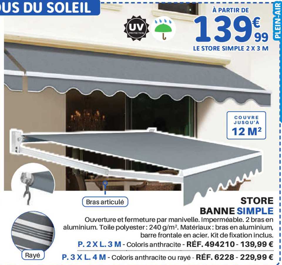 store banne simple