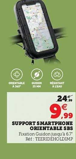 Support Smartphone Orientable Sbs