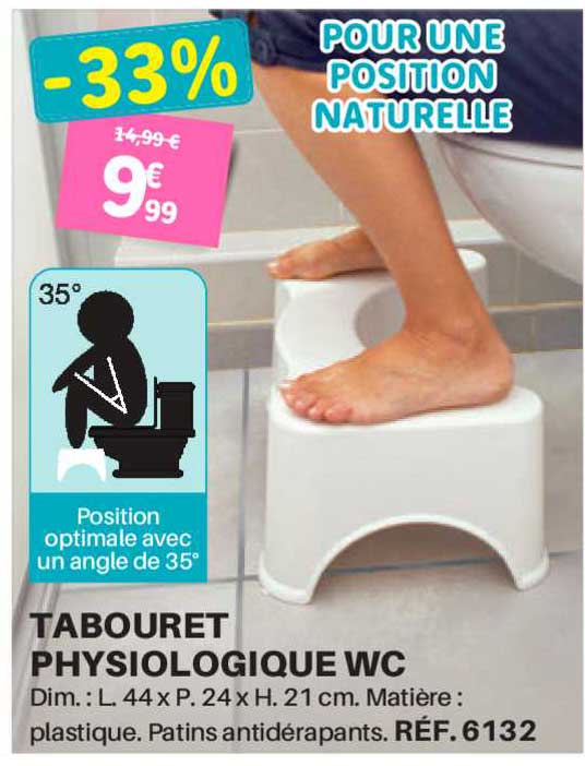 Tabouret Physiologique Wc