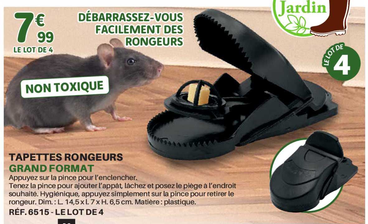 tapettes rongeurs grand format