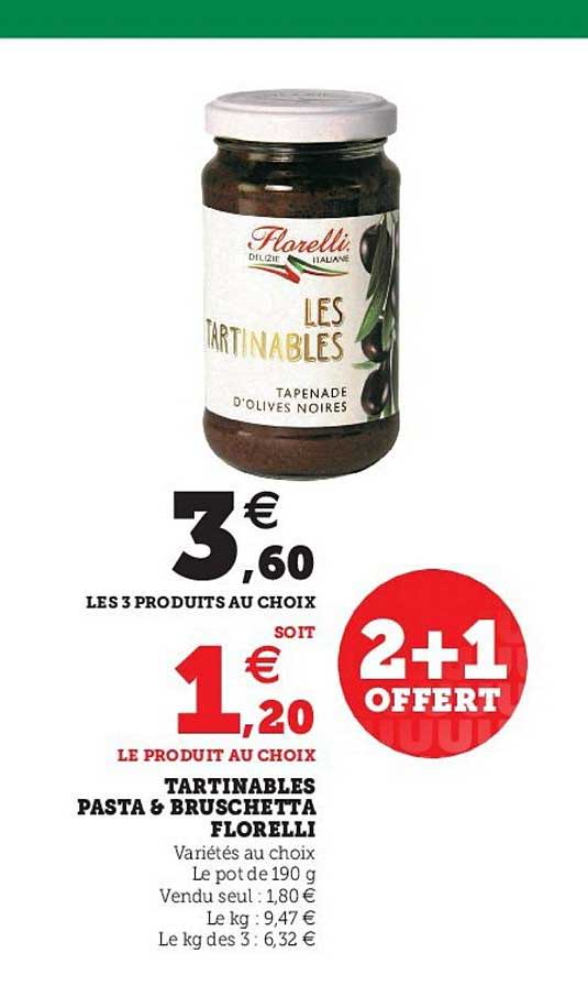 Tartinables Pasta & Bruschetta Florelli