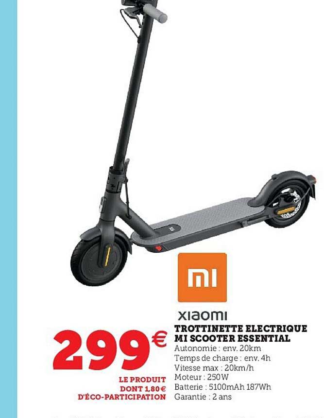 Trottinette électrique Mi Scooter Essential Xiaomi