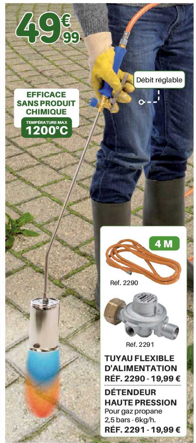 tuyau flexible d'alimentation détendeur haute pression