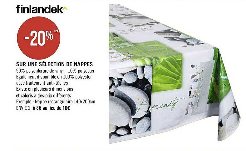 une sélection de nappes finlandek^