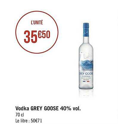 vodka grey goose 40% vol.