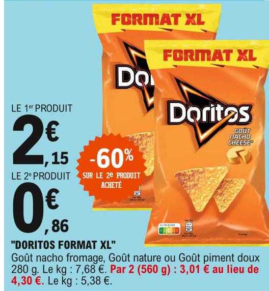 "doritos format xl"
