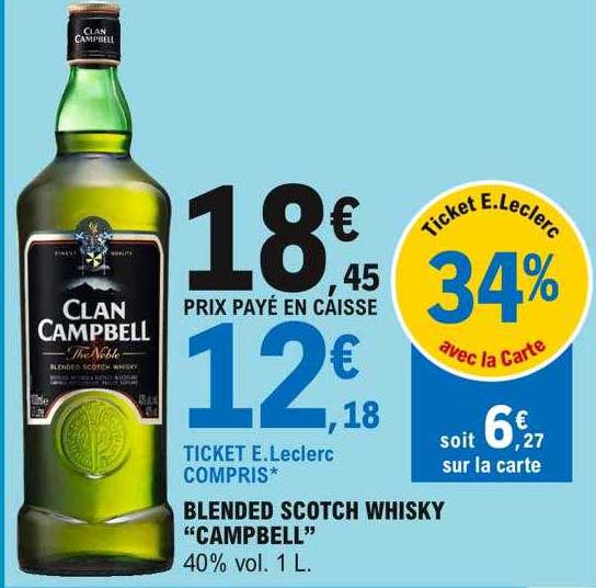 blended scotch whisky "campbell"